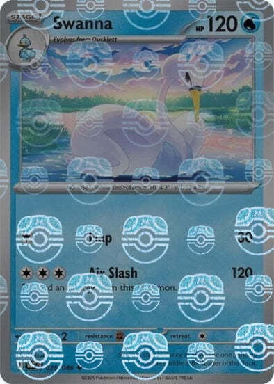 White Flare Swanna #26/86 Masterball Holo